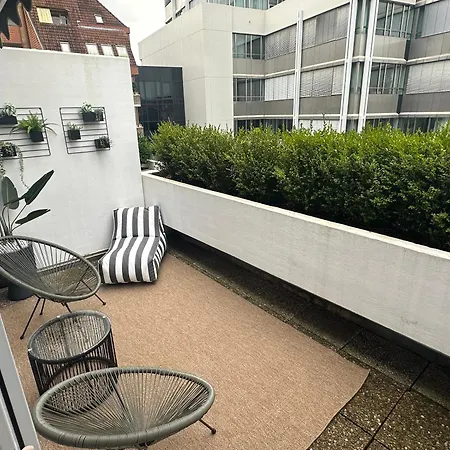 Jobostays - Urban Studio Loft Oldenburg Innenstadt - Designerbad Und Balkon - 5 Min Zu Fuss Innenstadt Und Bahnhof - Aufzug - Highspeed Wlan - Vollkueche Mit Kaffeemaschine Und Spuelmaschine - Kontaktfreier Check-In